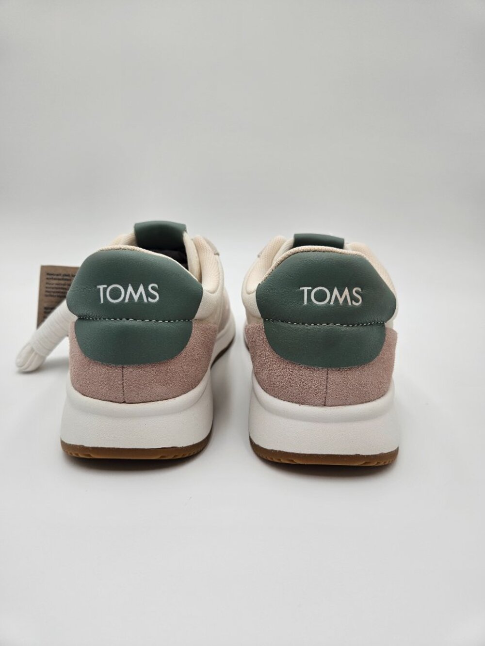 NWT TOMS Women’s TRVL LITE Retro Runner | Natural Egret Suede | Size 7.5 - Picture 4 of 12